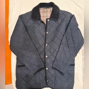 Men's Navy Quilted Jacket